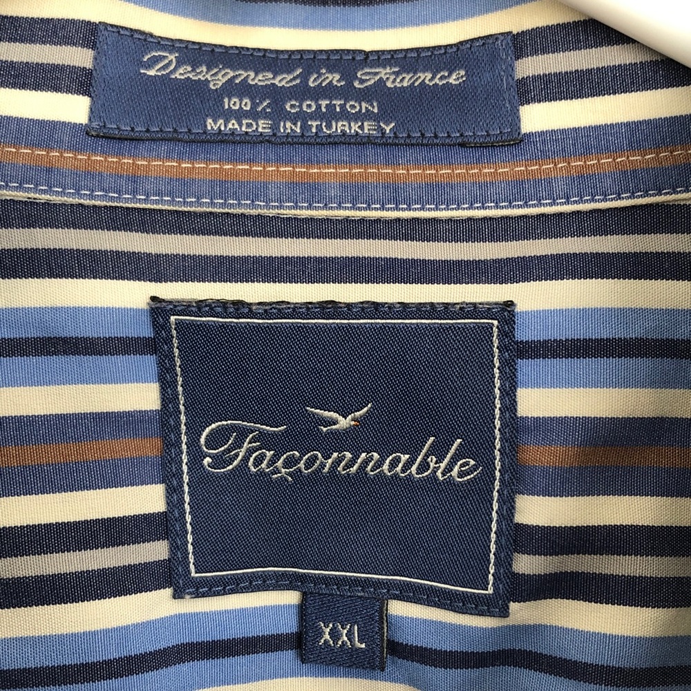 Faconnable Shirt Mens Size XXL Gently Used Condition! - Picture 3 of 5